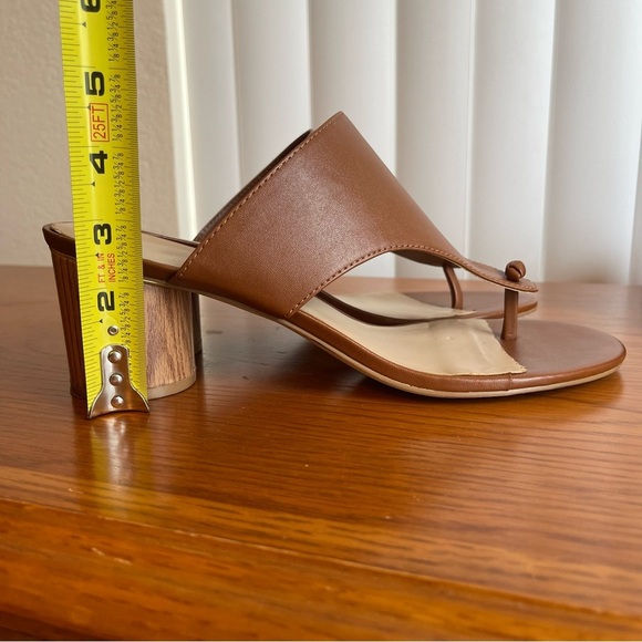 Marc New York Hazel Round Block Heel Sandal Brown Size 9.5 - Picture 16 of 16
